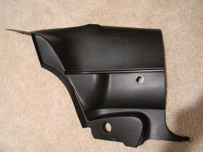 Steering column sprayed with SEM Trim Black...